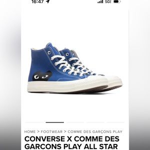 Converse X Comme Des Garcones